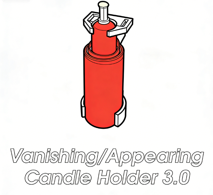 Your Candle Supplies - マジシャンの消える＆現れるキャンドルホルダー3.0 マジックトリック小道具 クローズアップ＆ステージイリュージョン、メンタリズムギミック用