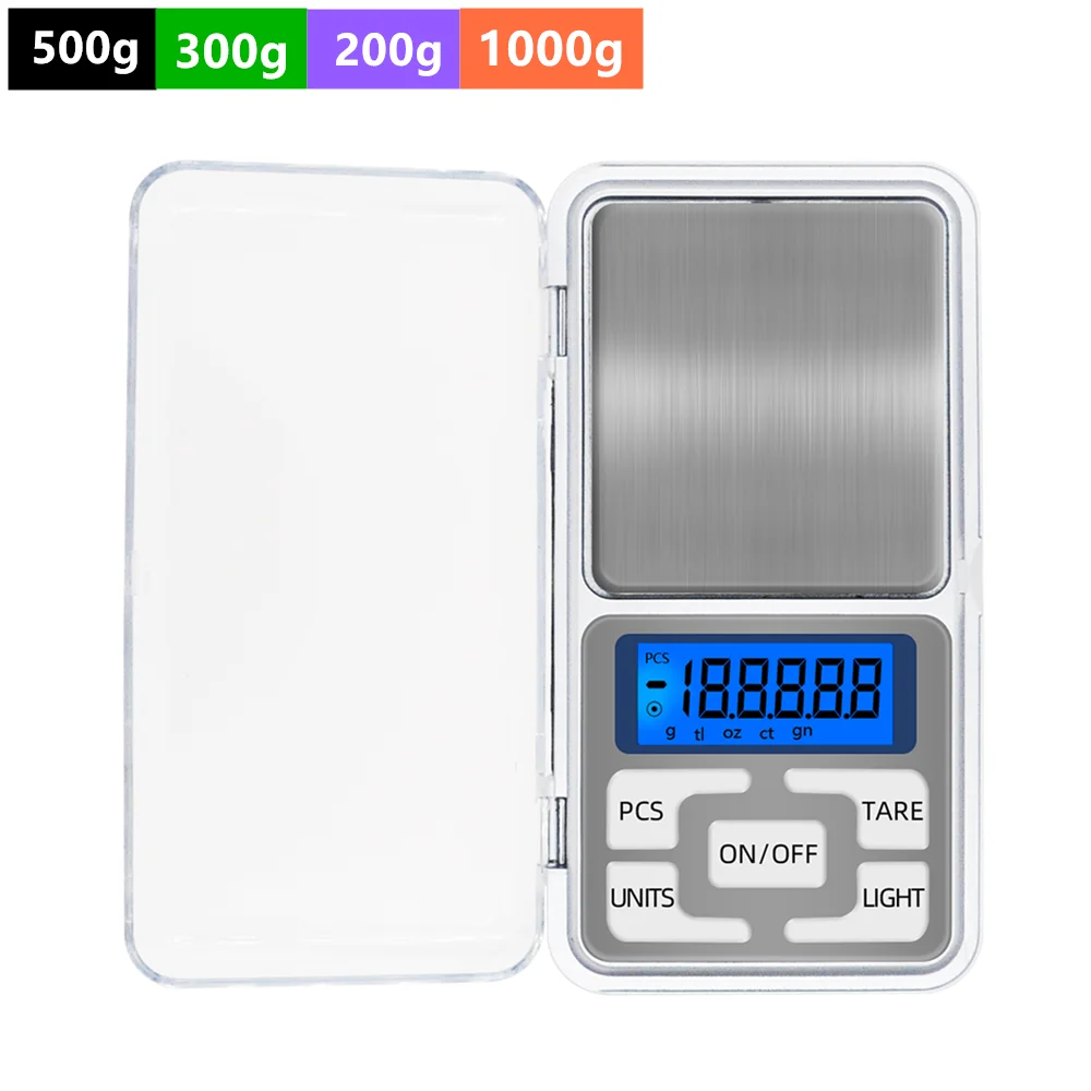 Candle Wax Scale - ジュエリースケール重量ダイヤモンドバランスキッチン計量デジタルポケットミニスケール浴室 100 グラム/200 グラム/300 グラム/500 グラム/1000