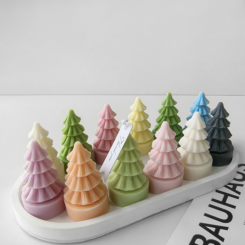 ミニシリコンクリスマスツリーモールド,DIY,手作り,アロマ - Candle Supplies Store のレビューと価格