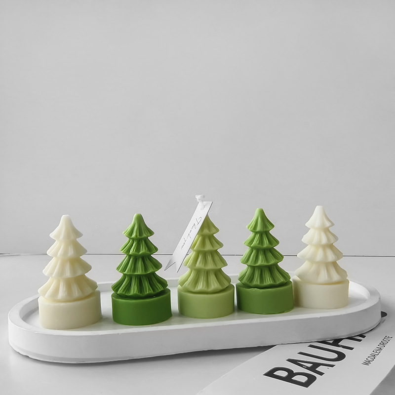ミニシリコンクリスマスツリーモールド,DIY,手作り,アロマ - Candle Supplies Store のレビューと価格