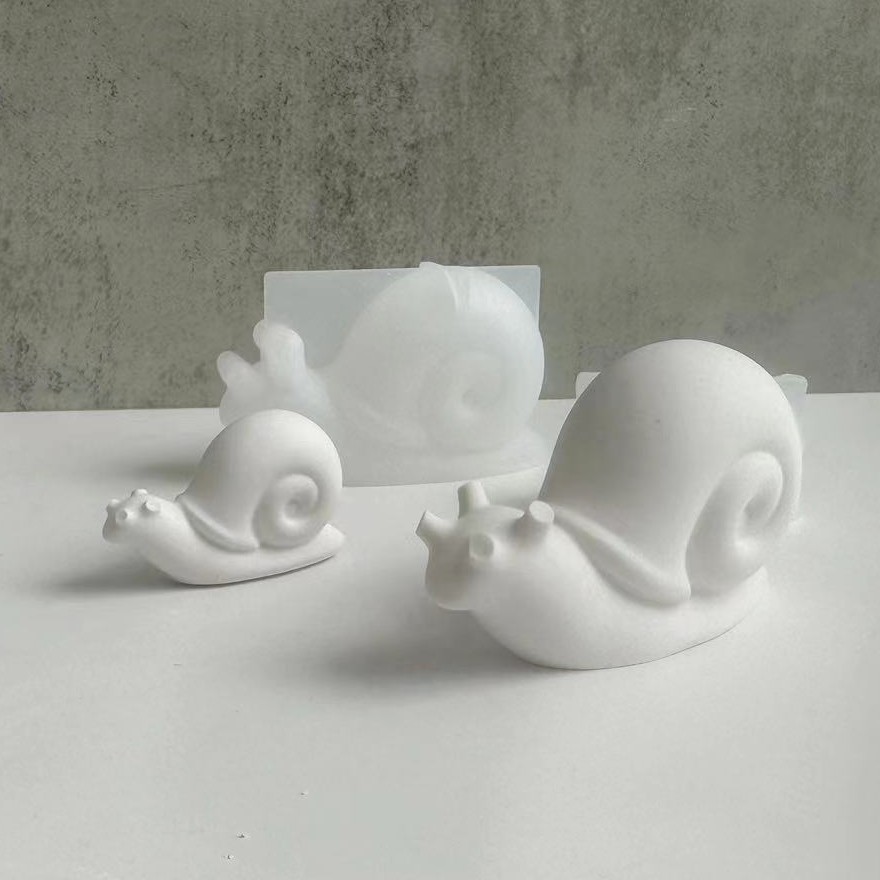 カタツムリ動物シリコーン型 DIY アロマキャンドル石鹸石膏 - Candle Supplies Store のレビューと価格