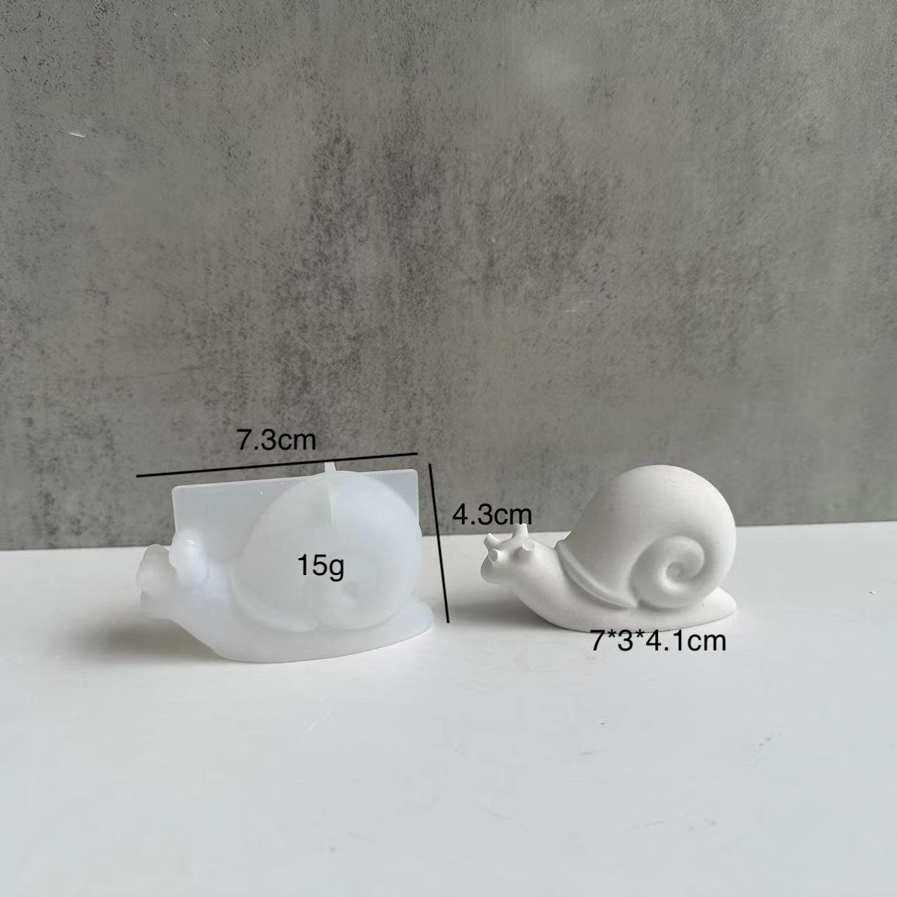 カタツムリ動物シリコーン型 DIY アロマキャンドル石鹸石膏 - Candle Supplies Store のレビューと価格