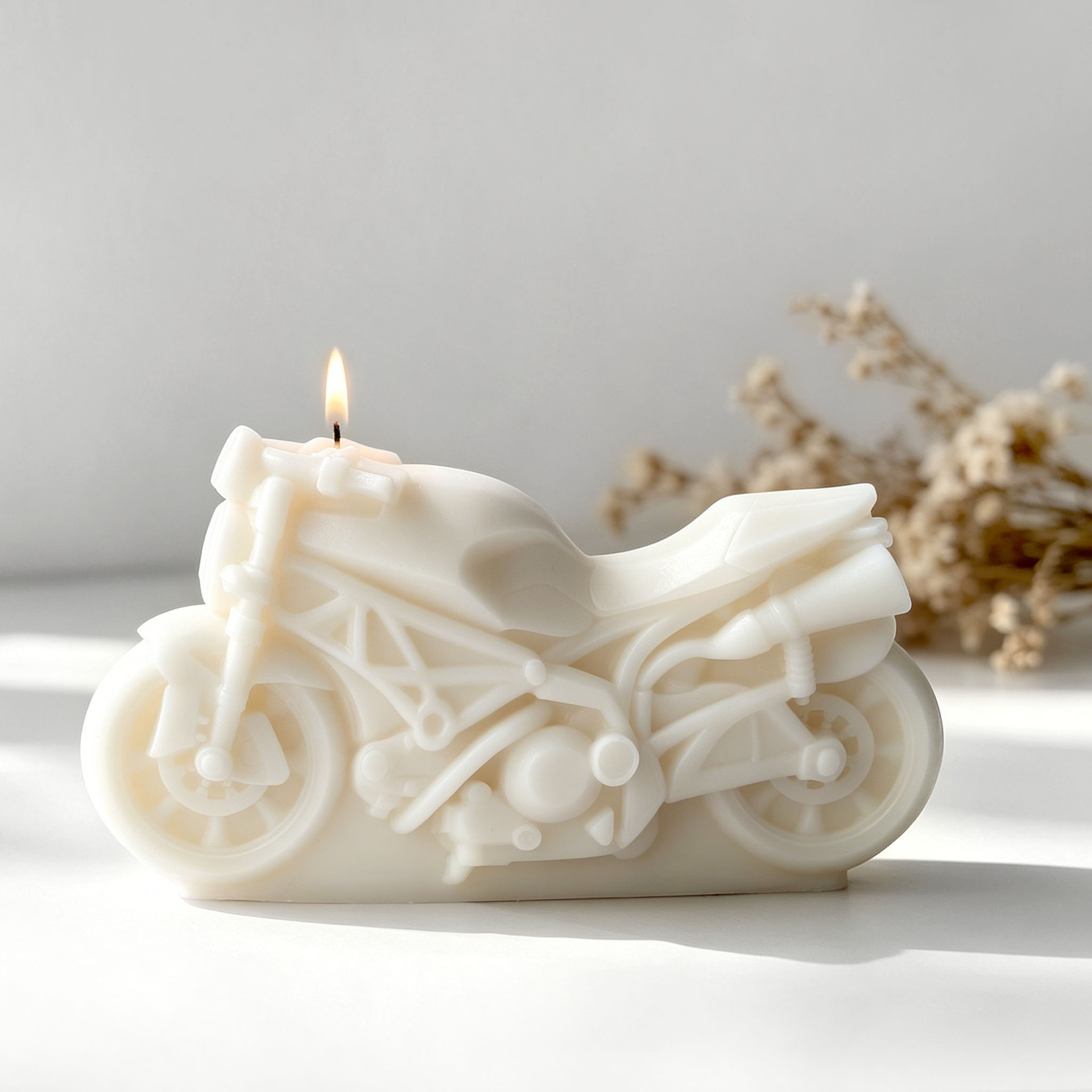 オートバイデザインキャンドルシリコンモールド DIY アロマ - Candle Supplies Store のレビューと価格
