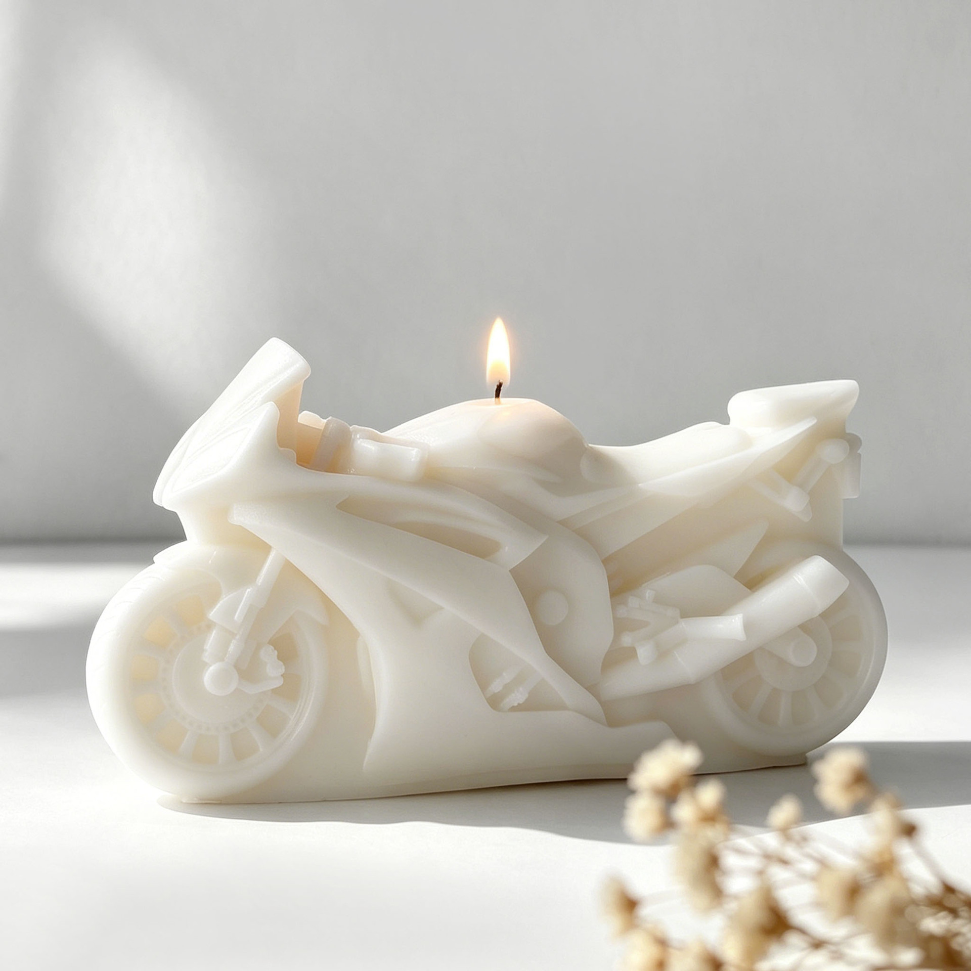 オートバイデザインキャンドルシリコンモールド DIY アロマ - Candle Supplies Store のレビューと価格