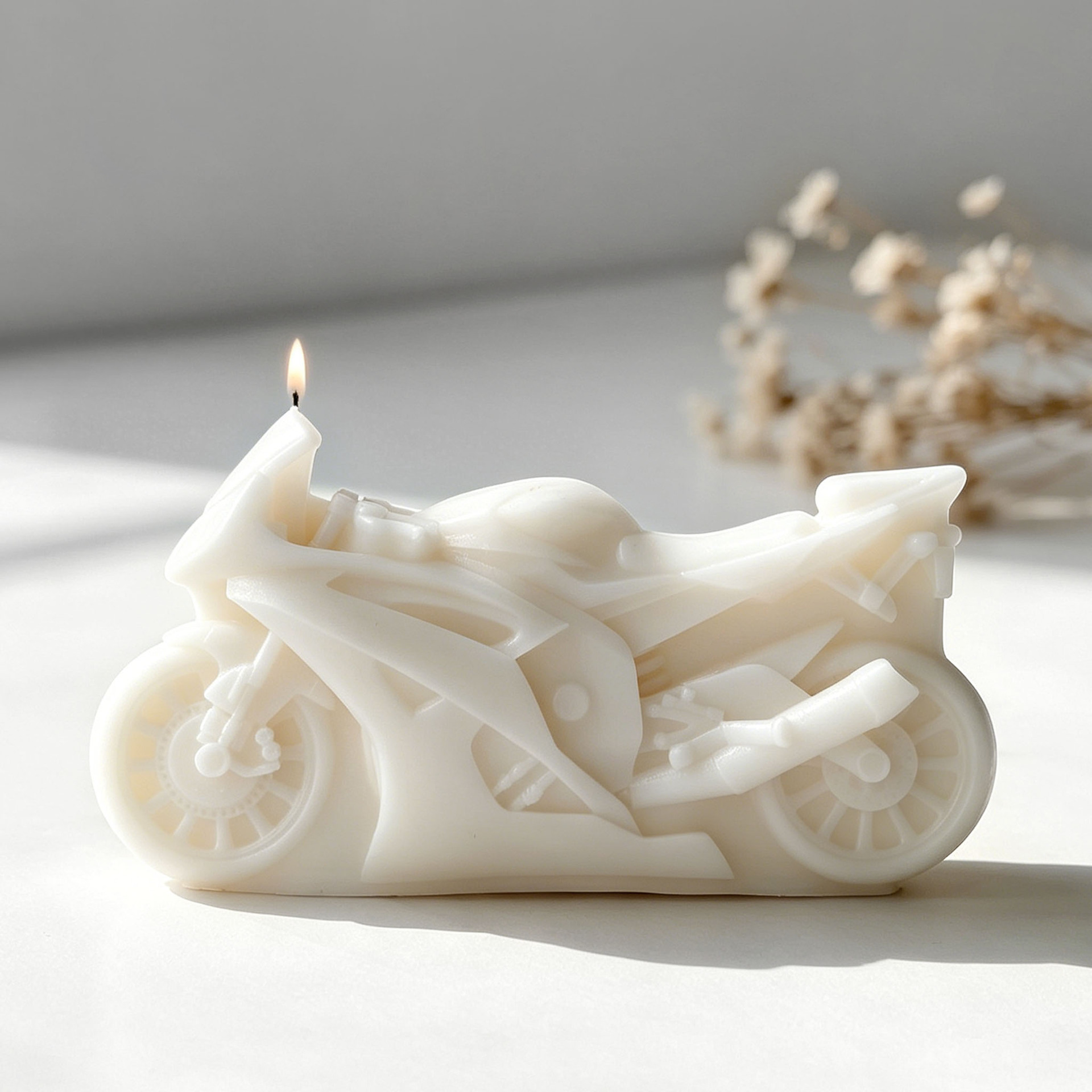 オートバイデザインキャンドルシリコンモールド DIY アロマ - Candle Supplies Store のレビューと価格