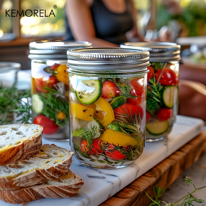 KEMORELA メイソンジャー 350 ミリリットル蓋付き - Mason Jar 8Oz のレビューと価格